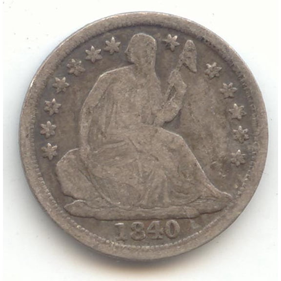 1840-O Seated Liberty Half Dime, VG