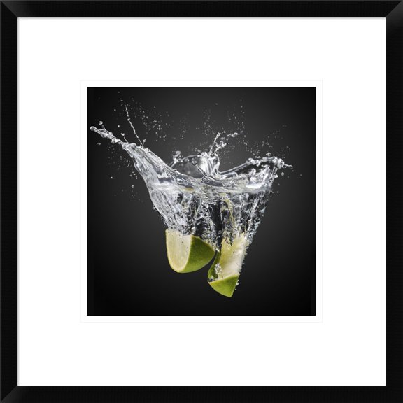 Global Gallery Isma Yunta 'Fresh Limes!' Framed Wall Art