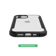 onn Dual-Layer Phone Case for iPhone 12 / iPhone 12 Pro - Black/Clear