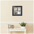 thumbnail image 2 of ArtToFrames Collage Photo Picture Frame with 4 - 5x5" Openings, Framed in Black with Mountain Grey and Black Mats (CDM-3926-4), 2 of 8