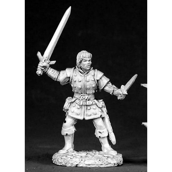 Reaper Miniatures Dirk, Male Rogue #02555 Dark Heaven Legends Unpainted Metal