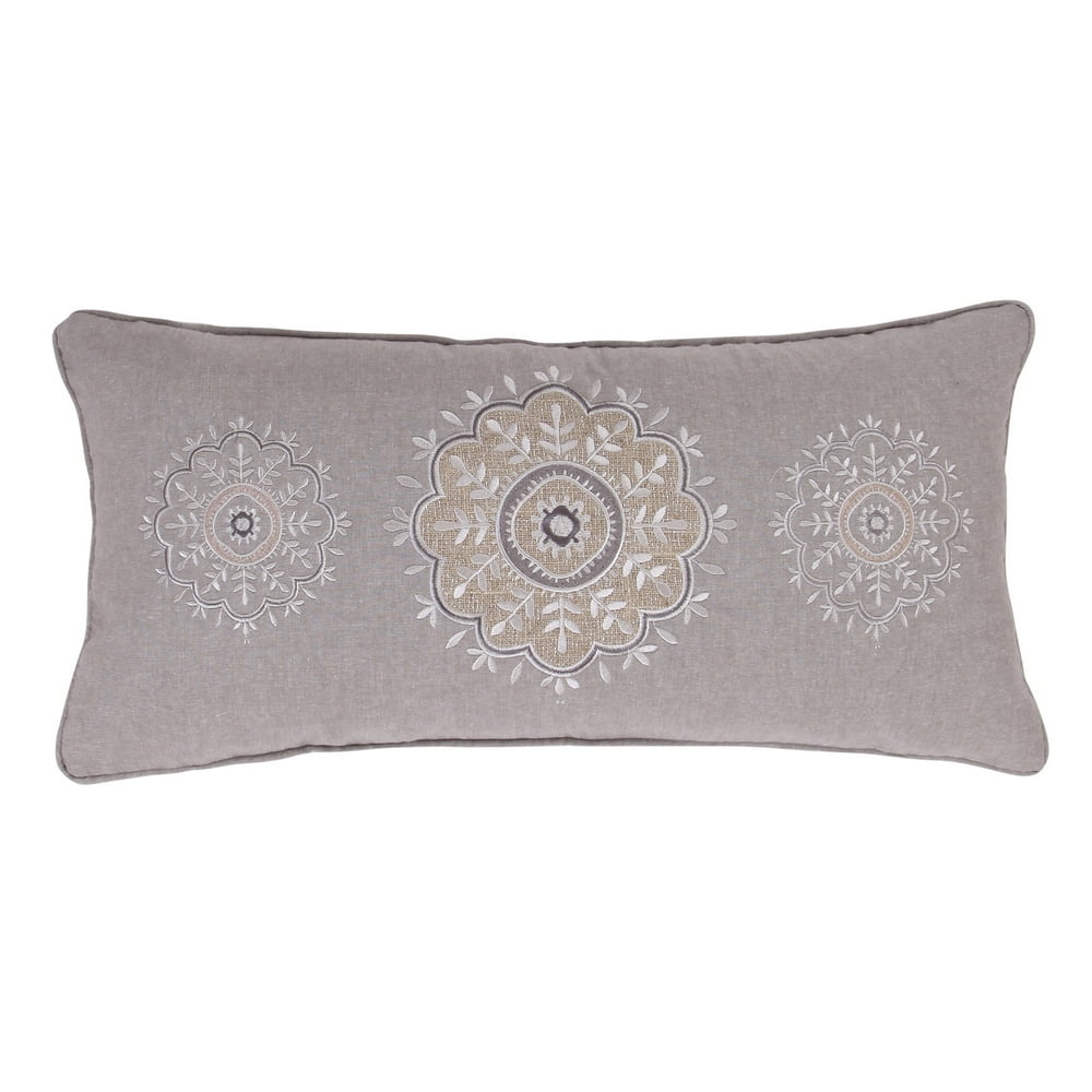 Levtex Home Solano Decorative Pillow (12 x 24in.) Embroidered