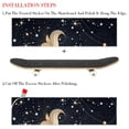 thumbnail image 2 of Constellation Skateboard Accessories: Emery/PVC Skateboard Stickers (Pack of Two) - 8.8x32.6in/22.4x83 cm, 2 of 5