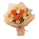 thumbnail image 1 of Toystoory Ramos de hilo tejidos a mano de moda y hermosos para regalar, ramo de punto, productos terminados, flores tejidas con hilo, ramo de Artesanía Ramo de hilo naranja, 1 of 6