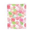 thumbnail image 2 of Rose Watercolor Painting Throw Blanket, Anti-Pilling Ultra-Soft Micro Fleece Cover Blanket for Bed Sofa, for All Seasons, 60"x50", 2 of 9