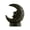 Black, variant on Middle Eastern Resin Moons God Cultural Decor for Festivities