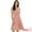 Pink, variant on Unique Bargains Women's Ruffled Peter Pan Collar Midi Dresses M Grey
