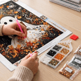 thumbnail image 5 of Ghost Diamond Art Painting Kit, Ghost Reader 5D Diamond Painting Dots Art Kit for Adults Beginner, DIY Full Round Gem Crystal Art Paint by Diamond, 11.8" x 15.7" Home Wall Decor, 5 of 8