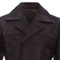 thumbnail image 4 of Mens Leather CowHide German Peacoat-Epping in Brown, 4 of 5