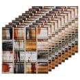 thumbnail image 1 of Pelar y Pegar Azulejos Protección Contra Salpicaduras Unique Bargains 25 Hojas 3.94'x3.94' PVC, 1 of 7