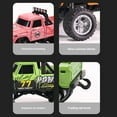 thumbnail image 2 of Wweixi Mini Camion Monstre Rc avec Lumières 1/64 Camion Télécommandé et Remorque Boîtier en Alliage USB B, 2 of 6