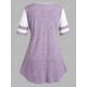 thumbnail image 3 of Camiseta Tejida Color Contraste Rosegal Camisetas tallas grandes, 3 of 5
