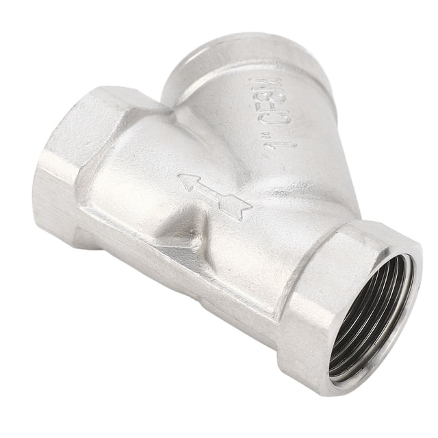 Y Shaped Strainer, Double Layer Mesh Structure Low Flow Resistance Multiple Media Applicable Y Type Strainer for Fixed Water Level Valves