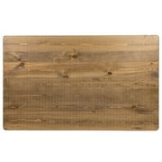 Jessamine 60 x 38 Rectangular Antique Rustic Solid Pine Farm Dining Table