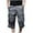 Gray, variant on Dagugfen Cargo Pants for Men Capri Plus Size Straight Leg Drawstring Loose Outdoor Hiking Cropped Trousers