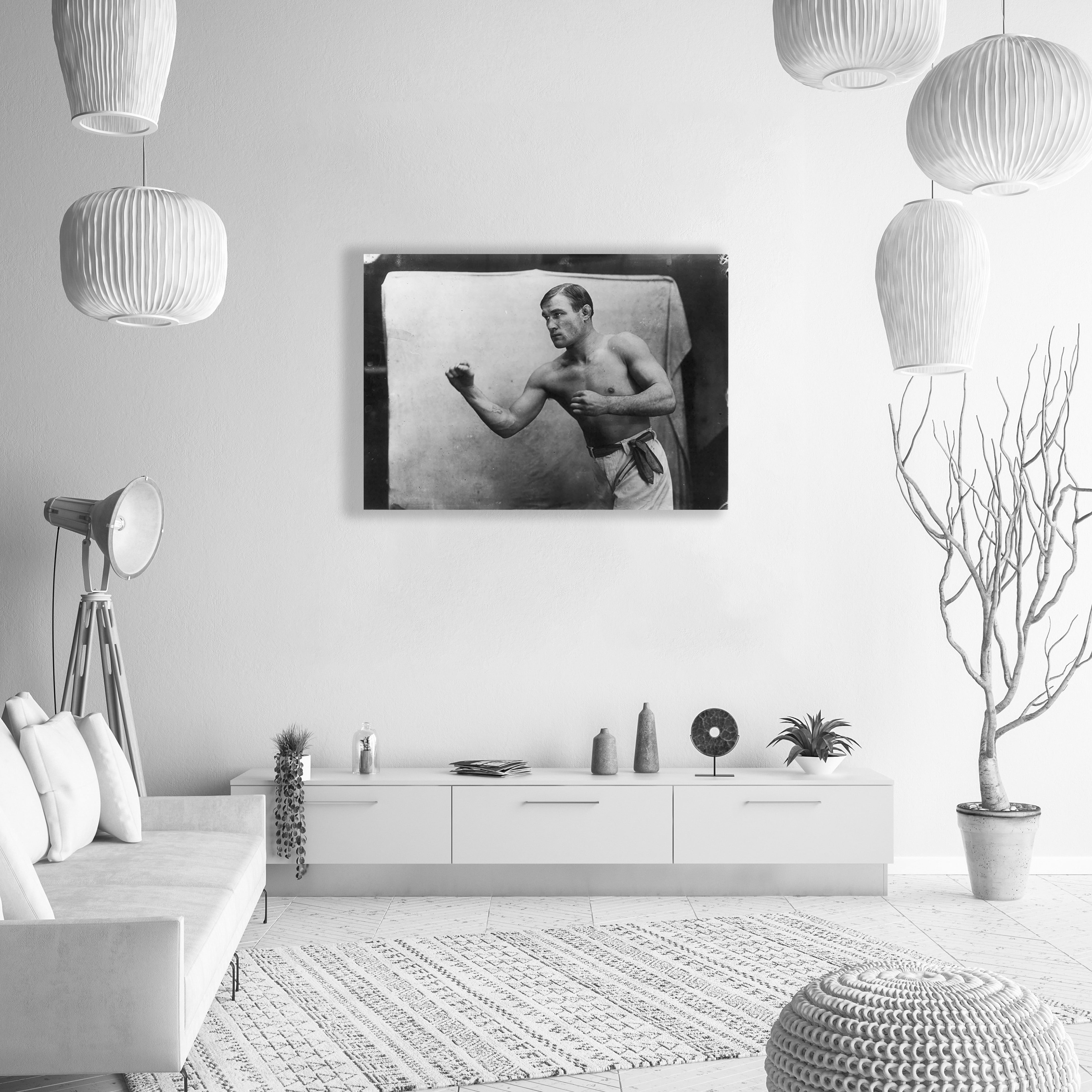 Photo Frank Klaus, 18871948, GermanAmerican boxer, Ring Boxing Hall