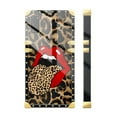 thumbnail image 3 of FKBRCL4U Compatible with Samsung Galaxy S20 Case, Brown Leopard Print Mouth Luxury Golden Decoration for Girl Women Soft TPU Shockproof Protective Hard PC Back, 3 of 7