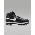 thumbnail image 3 of Nike Air Jordan 1 Retro MCS AV5354-011 Mens Black Leather Baseball Cleats NR9354 (8,Black), 3 of 9