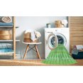 thumbnail image 2 of Ahgly Company Machine Washable Indoor Round Transitional Emerald Green Area Rugs, 8' Round, 2 of 7