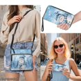 thumbnail image 3 of Yuyamidu Snowman Santa Women 2‑Piece Crossbody Purse Se with Wallet Red Christmas Shoulder Purse Set PU Leather Crossbody Hobo Bag Sets for Women Adjustable Strap, for Travel, Shopping, Work, 3 of 7