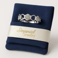 thumbnail image 3 of Anillo De Hexágono Con Zirconias Para Mujer De Plata 925 Plateado 7, 3 of 5