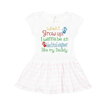 

Inktastic Electrical Engineer like Daddy Gift Toddler Girl Dress