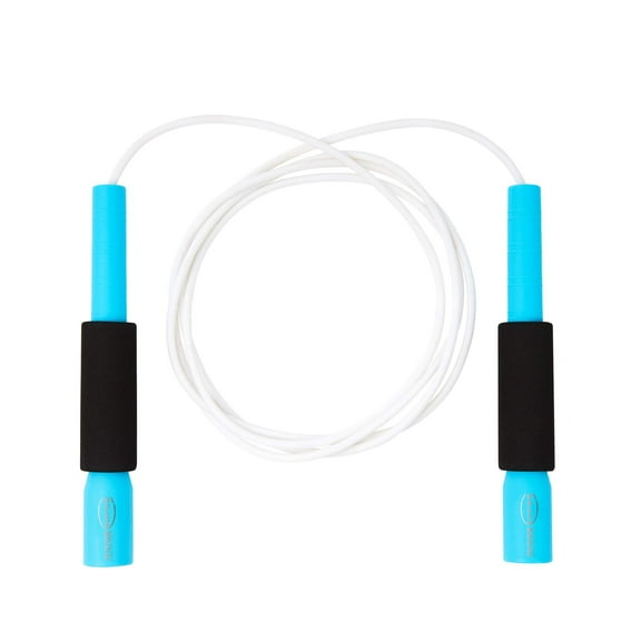 Freestyle Licorice Jump Rope, 9.3ft Adjustable, Blue & White, Skipping Rope for Exercise Workout