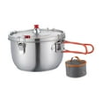 thumbnail image 4 of veasfak Stainless Steel Pressure Cooking Pot Instant Cooking Pot Fast Cooking Pressure Double handle, 4 of 9