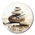 thumbnail image 4 of Designart "Beach Photo Harmonious symmetry VI" Beach Oversized Wall Clock, 4 of 5