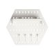 thumbnail image 3 of Estante de almacenamiento de pared sin perforaciones Cocina Baño Artículos colgantes Estante de almacenamiento Estante de pared Decoración Blanco Monstrate HA7805-01B, 3 of 6