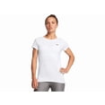 thumbnail image 1 of Camiseta Under Armour HeatGear de manga corta para mujer, color blanco, 2XL, 1 of 4