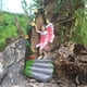 thumbnail image 2 of Decoración De Estatua De Puerta En Miniatura, Hada De Resina Bonita Llamando A La Puerta, Escultura Artística De Jardín, Estatuas, Adornos, Decoración Serendint HA037156-00, 2 of 6