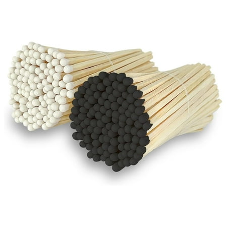 

4 Themed Colorful Matches | Long White Tip & Black Tip Safety Matches in 200 Loose by BULYAXIA - 200+ Total Festive in Your Home Fall & Holiday Gift - Party Candle Lover Decor