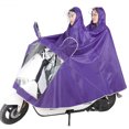 thumbnail image 1 of (Purple)Bicycle Rain Poncho (Two People), 1 of 3