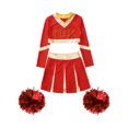 thumbnail image 3 of Aislor Uniforme de Cheerleading pour Filles Tenues de Cheer Costume de Compétition Patchwork Métallique B01 14, 3 of 5
