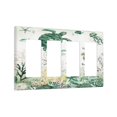 thumbnail image 1 of Sea Turtle Nautical 4 Gang Light Switch Cover Ocean Underwater Decorative Wall Plate Quad Rocker Comb Animal Unique GFCI Electrical Faceplate for Home Decor, 1 of 5