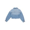 thumbnail image 2 of Wonder Nation Girls Fashion Cropped Denim Jacket, Sizes 4-18 & Plus, 2 of 2