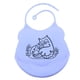 thumbnail image 5 of Baberos ajustables de silicona impermeable para bebés y niños pequeños con Búho_Púrpura, 5 of 7