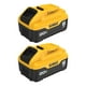 thumbnail image 1 of Batería DEWALT de iones de litio de 20 V como máximo, 6 Ah, paquete de 2 unidades (DCB206-2), 1 of 5