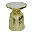 thumbnail image 2 of Emrie Side Table - Shiny Brass/Black, 2 of 2