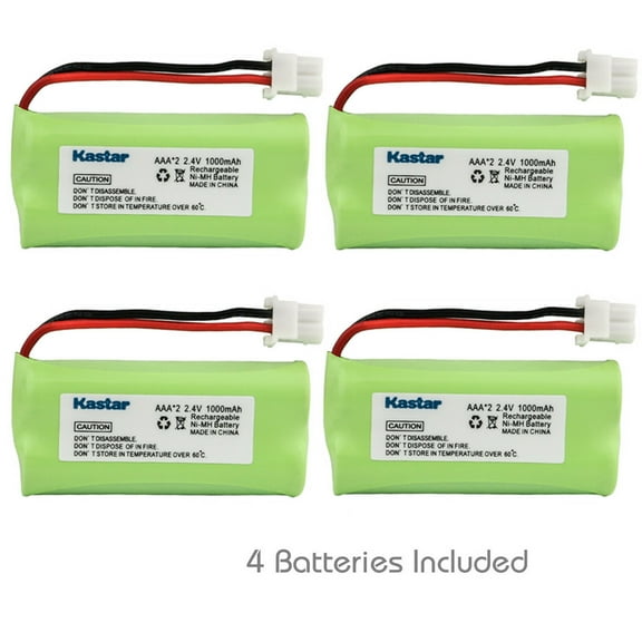 Kastar 4-Pack Battery Replacement for American Telecom E30021CL E30022CL E30023CL E30025CL LH070-2A43C2BRML1P, Dantona BATT-E30025CL BATTE30025CL, Empire CPH-515J CPH515J