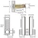 thumbnail image 3 of Kenally Cerradura de puerta de garaje, cerradura mecánica Digital de doble cara con código de seguridad, cerraduras para autocaravana, Herramientas y ferretería, 3 of 6
