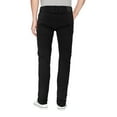 thumbnail image 2 of Men's Muscle Fit Solid Casual Slim Stretch Cotton Blend Denim Skinny Jeans (Black, 30W x 30L), 2 of 3