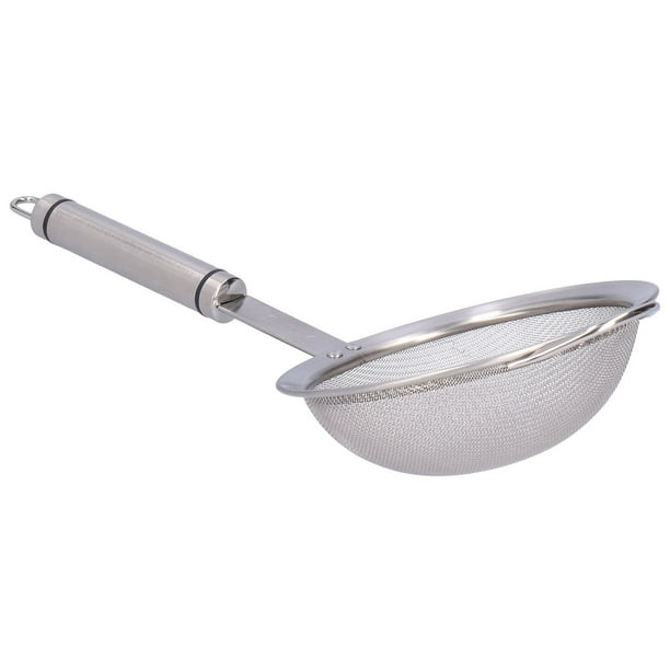 Stainless Steel Colander Large diameter Mesh Sieve Reinforced