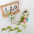 thumbnail image 5 of taicans 5Pcs Napkin Rings,Easter Napkin Rings,Easter Eggs Napkin Rings,Spring Napkin Ring,Easter Egg Flower Wood Napkin Holders,Handmade Pastel Eggs Napkin Ring Holders for Easter Decor, 5 of 9
