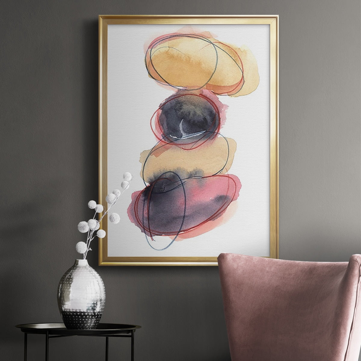 Balancing Act II Premium Framed Print, in Gold, Black, or Silver - Ready to Hang