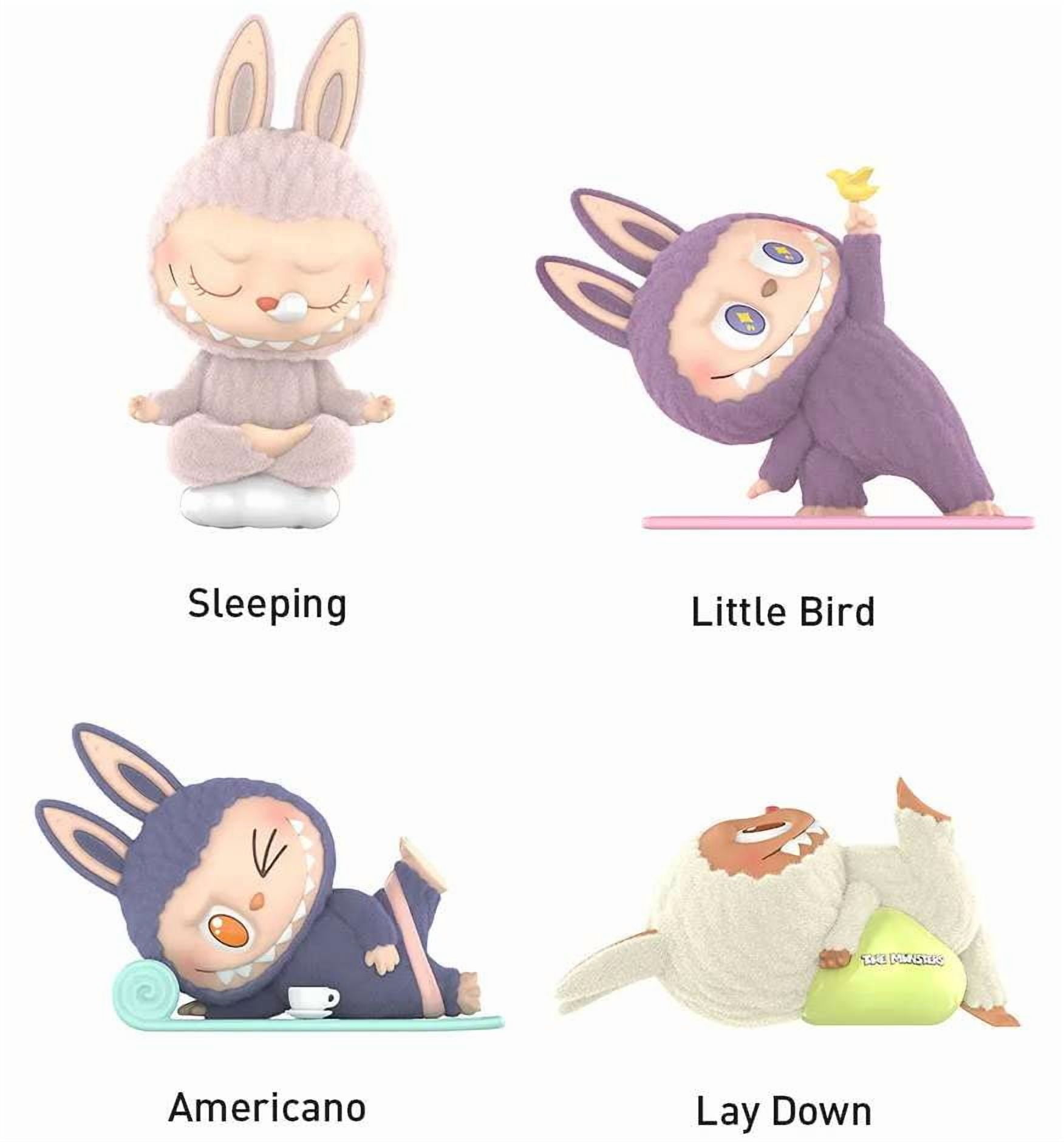 Pop Mart Labubu - Lazy Yoga - Vinyl Plush Pendant Blind Box