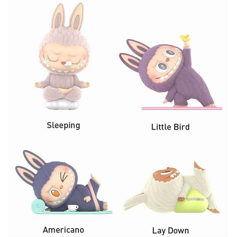 Pop Mart Labubu - Lazy Yoga - Vinyl Plush Pendant Blind Box