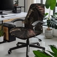 thumbnail image 2 of HELLHERO American Flag Print Office Chair Covers, Horse Print Stretchable Gaming Chairs Slipcover, Standard Size Desk Chair Cover Washable, 2 of 7