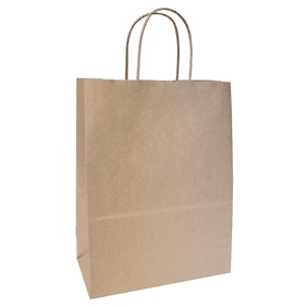 Download 10 X5 X13 100 Pcs Brown Kraft Paper Bag Shopping Bag With Handle Shopping Durable Reusable Merchandise Retail Bags Walmart Com Walmart Com